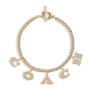 Coach Station Charm Bracelet